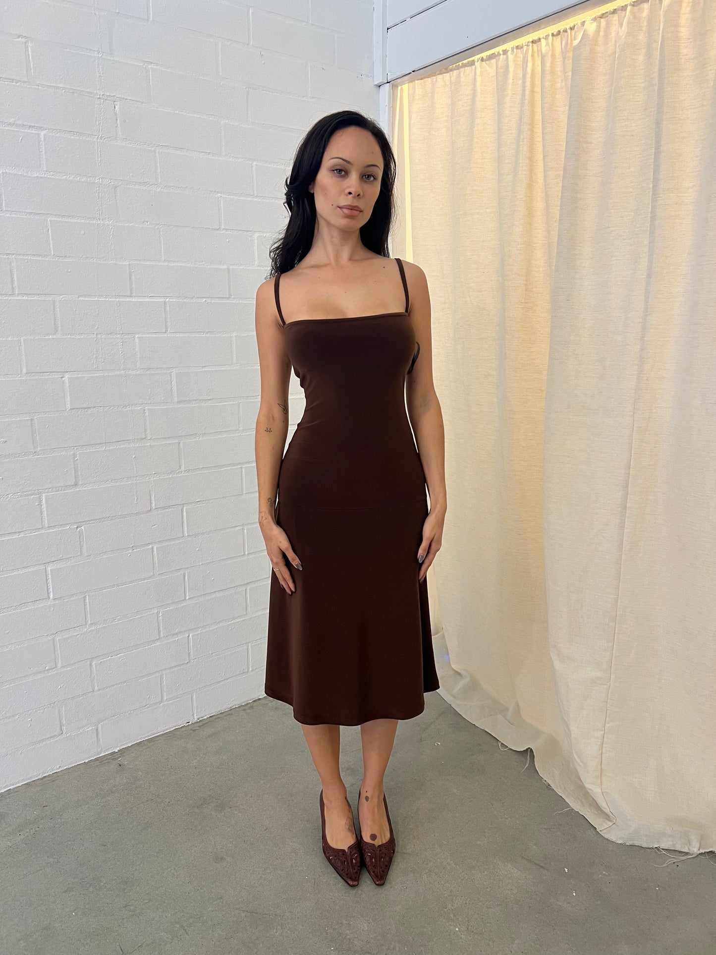 Nuda Slip Dress Midi