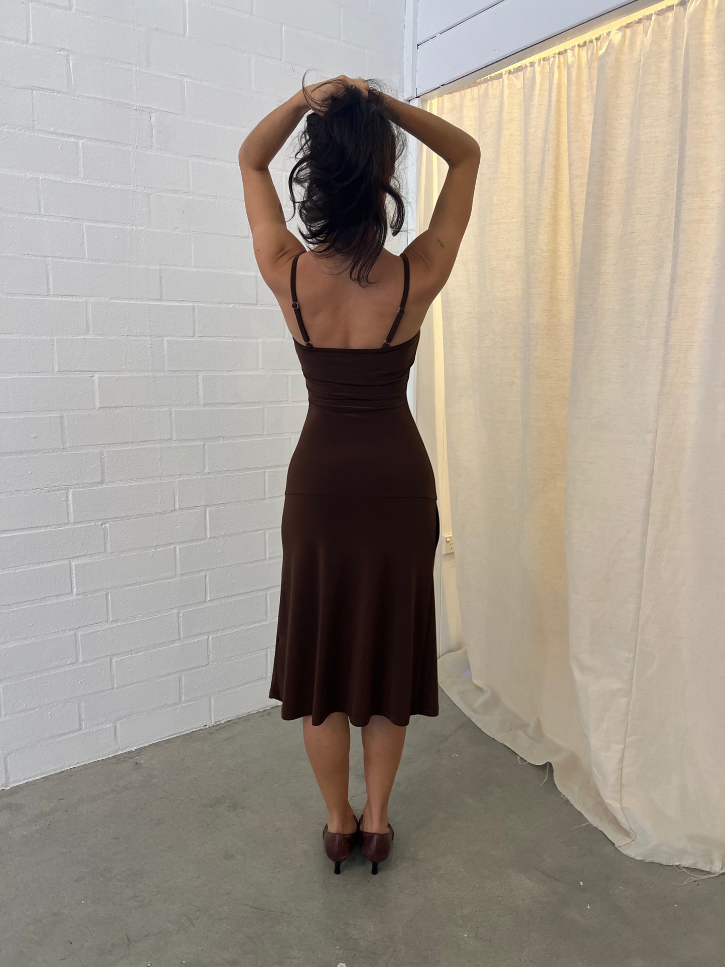 Nuda Slip Dress Midi